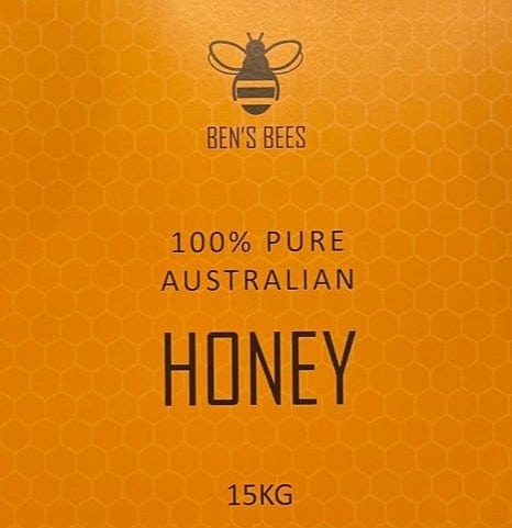 Ben's Bees Raw, Local Honey - Bulk 15kg Bucket